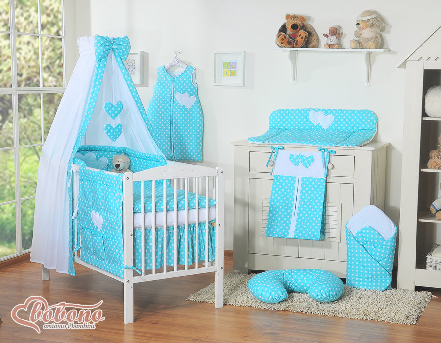 Tygbaldakin – himmelssänggardin – skyddar mot ljus och drag – 100 % bomull