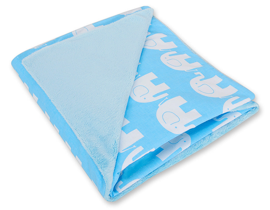 Stor bilbarnstolsfilt - omlottfilt - extra varm och mjuk