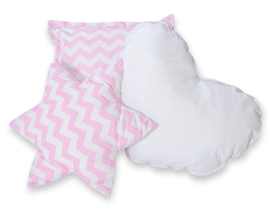 3-delige kussenset - sierkussens - zachte eco vulling voor kinderkamer decoratie
