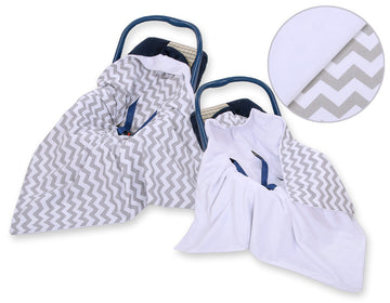 Stor bilsätesfilt - babyfilt - dubbelsidig varm och mjuk bomull