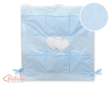 Wieg organizer - commode opberger - 6 vakken voor optimale organisatie en 100% katoen