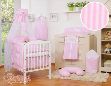 Chiffonghimmel - himmelssänggardin - optimalt ljusskydd för spjälsäng eller barnsäng