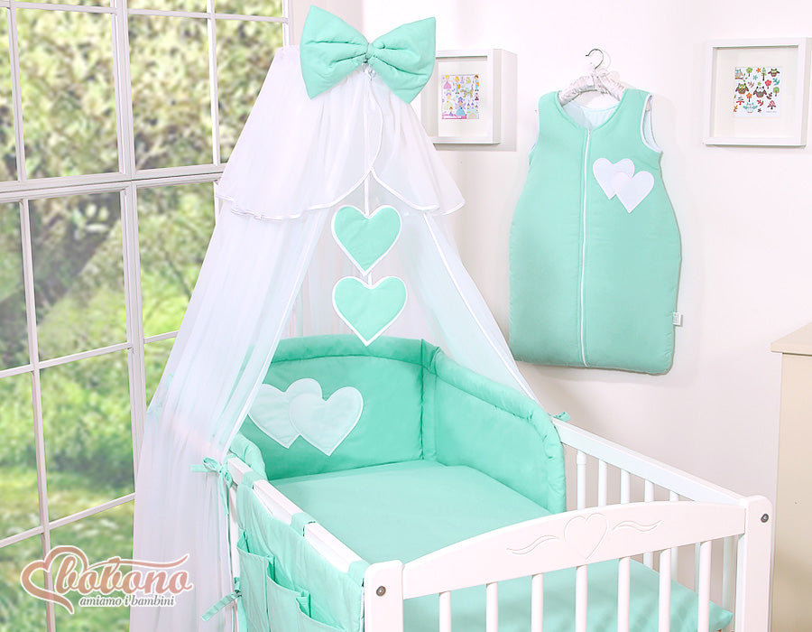 Stort myggnät för babysäng - myggnät - andningsbart chiffong, komplett insektsskydd