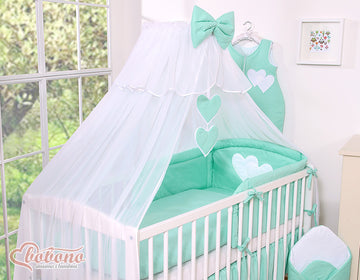 Stort myggnät för babysäng - myggnät - andningsbart chiffong, komplett insektsskydd