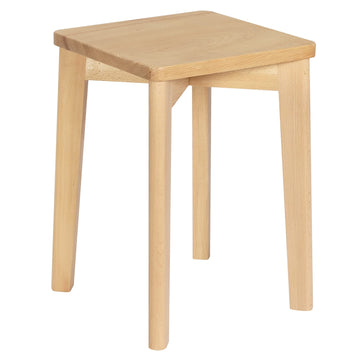 Set van 4 houten eetkamerkrukken stapelbaar | Natuurlijke houtkleur | 31x31x44,5 cm