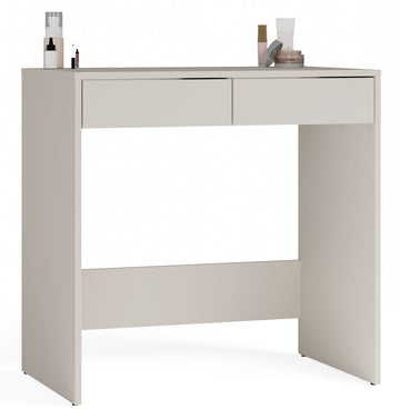Bureau Marina 2S met 2 Lades en Slot – Modern Greeploos Design | Kleur: Kashmir Beige | 81x50x80 cm