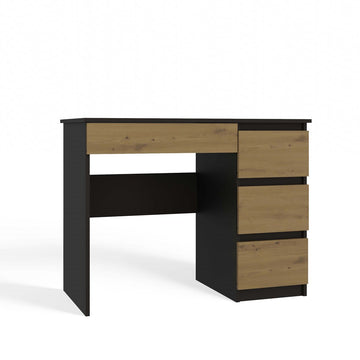 Functioneel bureau MIJAS Rechts met 4 lades - Modern ontwerp | Kleur: Antraciet & Artisan Eiken