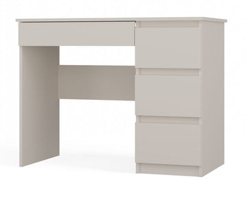 Functioneel bureau Mijas met 4 lades en handgreeploze fronten | Kleur: Kasjmier | Maat: 98x51x76 cm