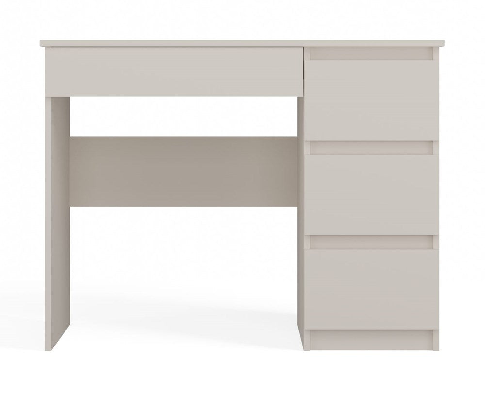 Functioneel bureau Mijas met 4 lades en handgreeploze fronten | Kleur: Kasjmier | Maat: 98x51x76 cm