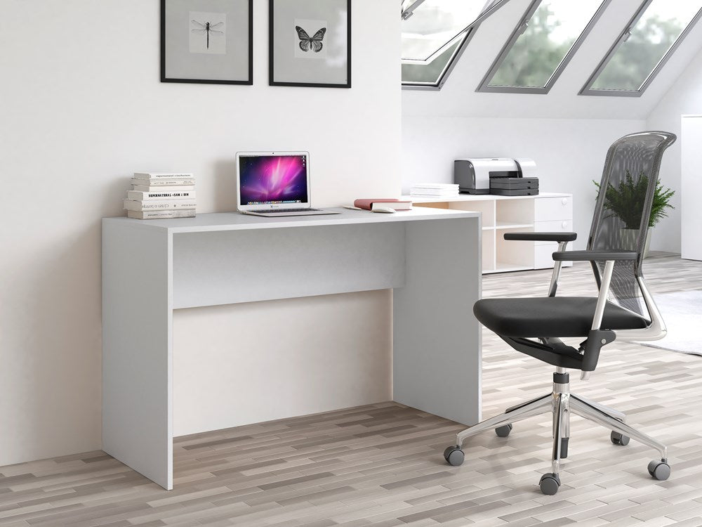 Functioneel Bureau PLUS - Strak design, duurzaam en onderhoudsvriendelijk | Wit | 120x50x76 cm