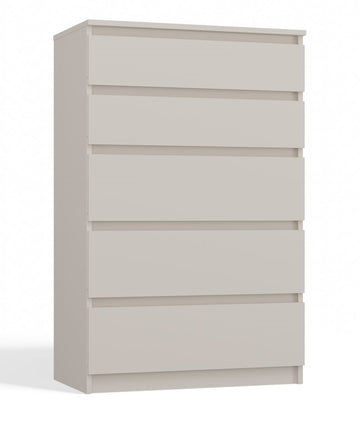 Moderne ladekast MALWA M5 - 5 lades | Kleur: Kashmir Beige | Maat: 70x40x109,5 cm