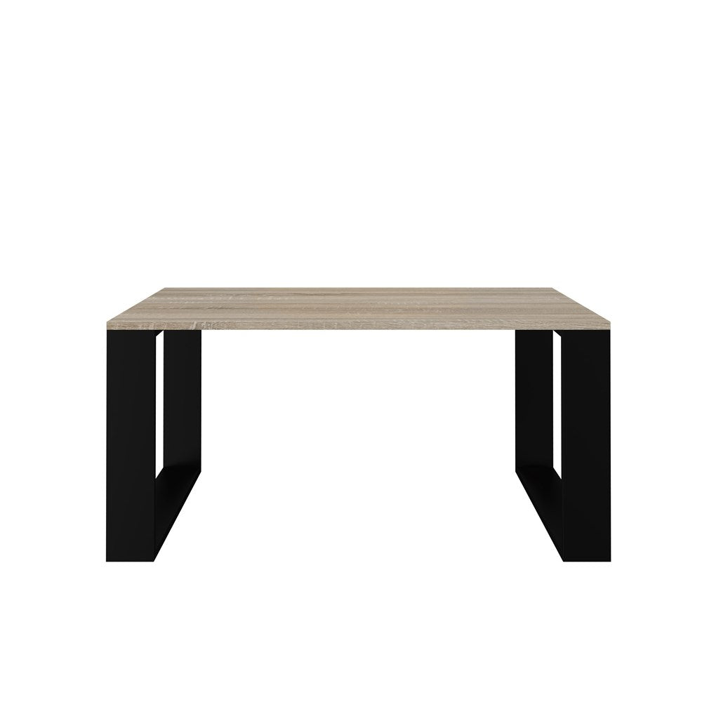Moderne salontafel "MODERN" sonoma eiken met zwart frame | Kleur: Sonoma Eiken - Zwart