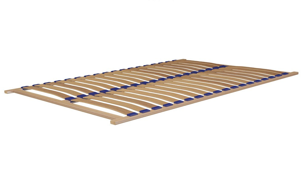 Stevig houten bedframe met 36 veerlatten - Duurzaam & flexibel | Kleur: Natuurlijk gelakt hout