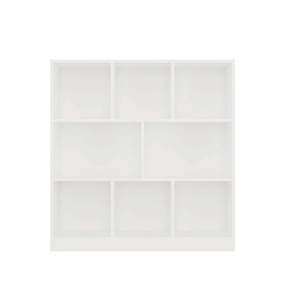 Scandinavische Open Boekenkast Fiesta 8P – 8 Vakdelen | Kleur: Wit | Maat: 104x100x24 cm