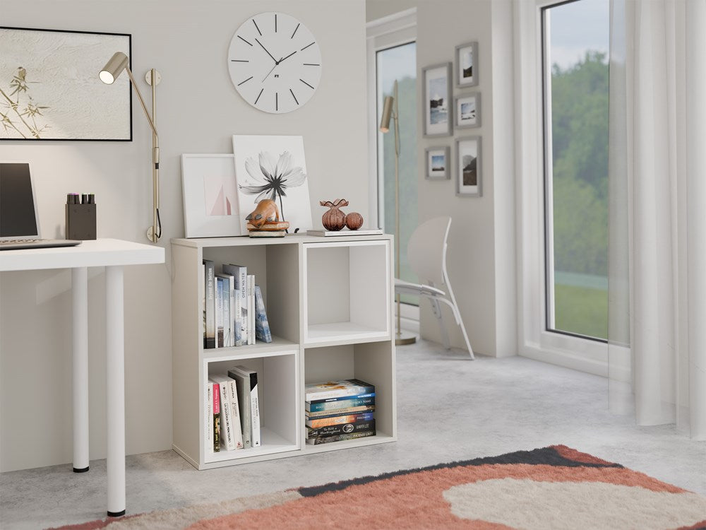 Functioneel MALAX 2X2 compartimentenrek - Opbergkast met 4 vakken | Kleur: Kasjmier