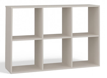 Compartimentenplank MALAX 2x3 - Opbergsysteem met 6 vakken | Kleur: Kasjmier | Maat: 110x30x75 cm