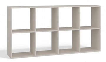 MALAX 2x4 Compartimentenplank met 8 Vakken - Duurzaam & Stijlvol | Kleur: Kasjmier Beige