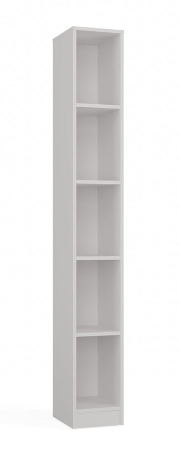 Smalle Klassieke Wandplank R25 – Sterk & Stijlvol | Kleur: Wit | Maat: 182x25x30 cm