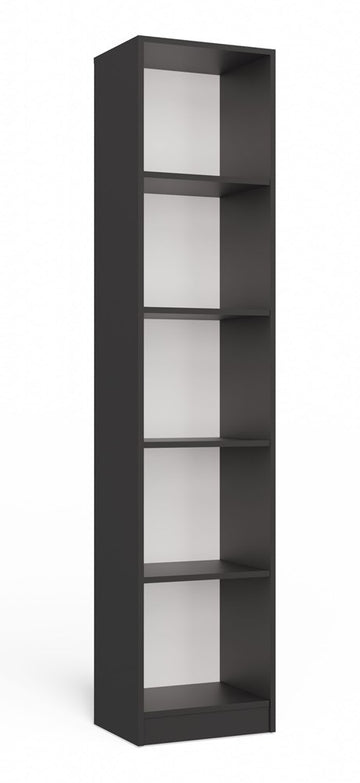 R40 Boekenplank 5 planken - Krasbestendig & Stijlvol | Kleur: Antraciet | Maat: 182x40x30 cm