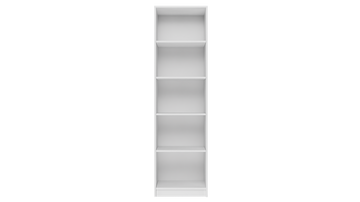 Klassieke Witte Plank R50 - Stevige Boekenkast opbergmeubel | Kleur: Wit | Maat: 182x50x30 cm