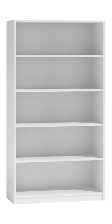 Klassieke Boekenkast R80 - Stevig & Multifunctioneel | Wit | 182x80x30 cm