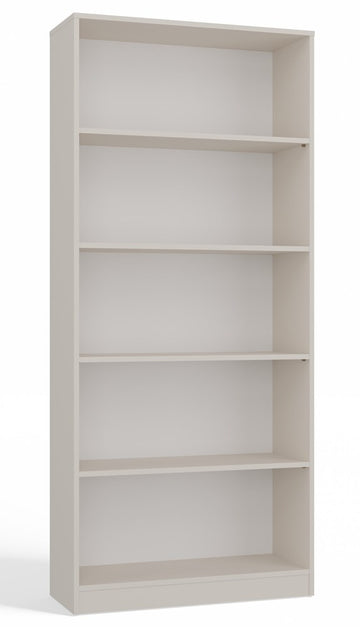 R80 Boekenkast met 4 planken – Stijlvolle opbergruimte | Kleur: Cashmere | Maat: 80x30x182 cm