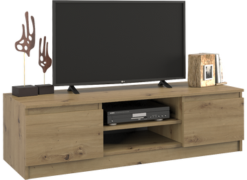 Moderne TV-tafel 120 cm - Duurzaam & stijlvol | Kleur: Artisan Eiken | Maat: 120x40x36 cm