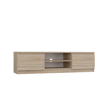 Moderne TV-Kast Malwa 140 cm – Strak design met opbergruimte | Sonoma Eiken | 140x40x36 cm