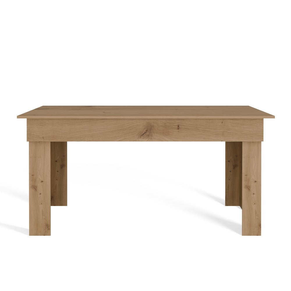 Grote Eettafel Madras - Robuuste Spaanplaat Tafel | Artisan Eiken | 160x80x75 cm