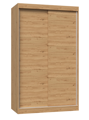 Moderne Garderobe met Schuifdeuren IGA 120 cm - Artisan Oak | Kleur: Artisan Oak | Maat: 200x120x61