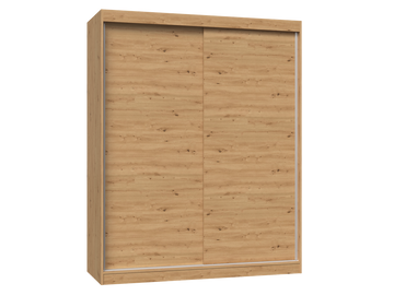 Moderne garderobekast IGA met schuifdeuren | Artisan Eik | 160 cm breed