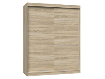Moderne garderobekast IGA met schuifdeuren - Ruime opbergruimte | Kleur: Sonoma Oak