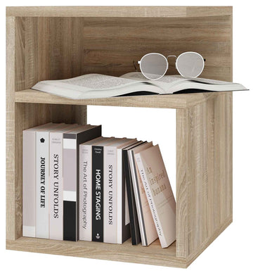 Modern nachtkastje TINI - Minimalistisch design en duurzame kwaliteit | Sonoma eiken | 30x30x40 cm