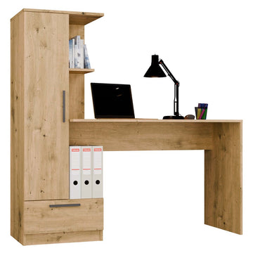 COSMO bureau met plank - Modern, functioneel en ruimtebesparend | Kleur: Artisan Oak