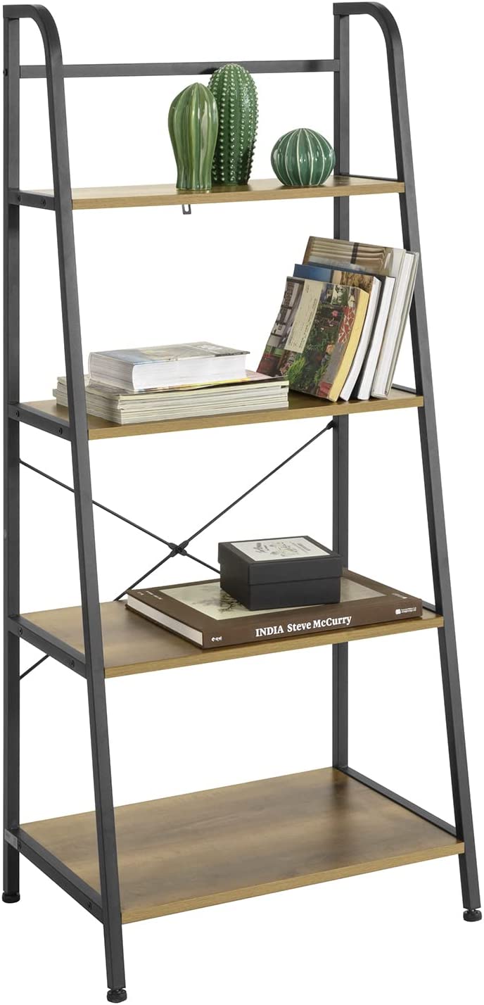 4 lagen ladderplank boekenkast boekenplank opslag display stellingkast staande plank