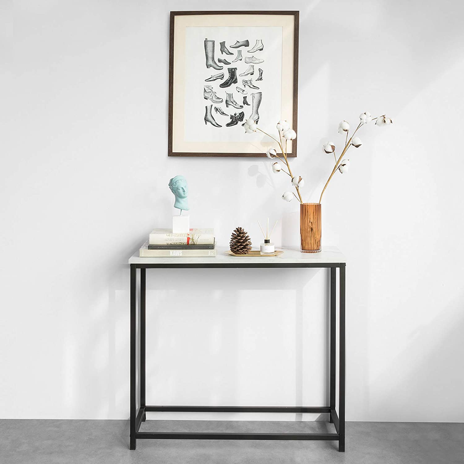 Consoletafel - Bijzettafel - Bijzettafel - Haltafel - Woonkamertafel - 80x30x75cm