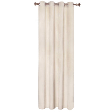 Verduisteringsgordijn met ogen | Beige | 140x225 cm