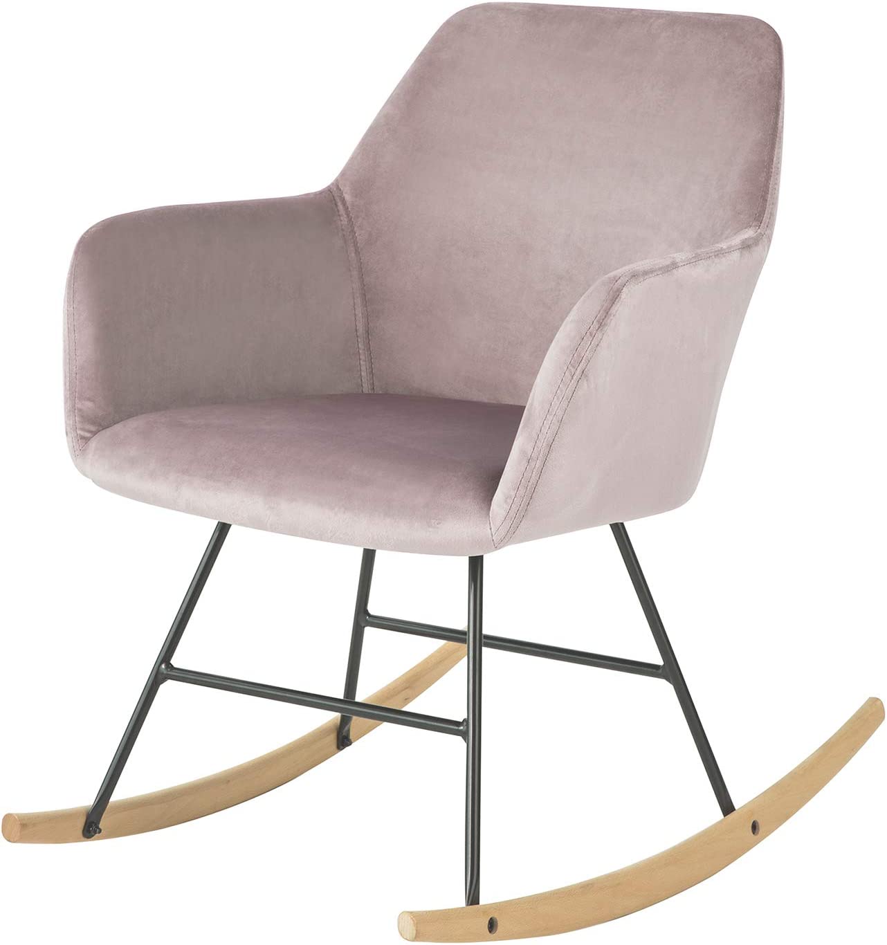Schommelstoel - Fauteuil - Relaxfauteuil - Fauteuil Fluwelen Zitting