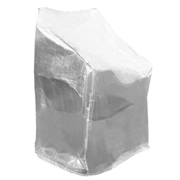 Beschermhoes voor tuinstoel | Transparant | 65x65x120/80 cm
