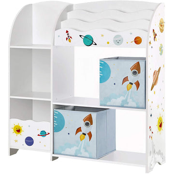 Speelgoedkast - Opbergkast kinderkamer - Wit - 93 x 30 x 100 cm