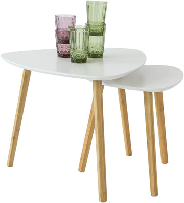 Nesting Tables - Set van 2 bijzettafels - Woonkamertafels Koffietafels