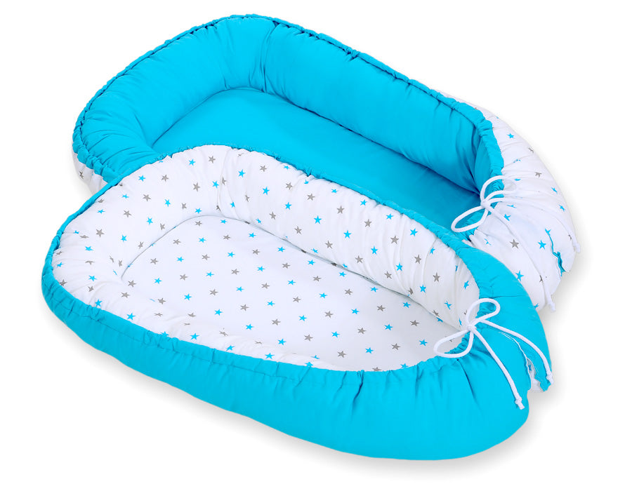 Baby nestje - cocon - Verstelbaar comfortabel Oeko-Tex katoen