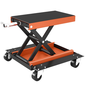 Motorlift voor motorfiets - 500 kg, verstelbare hoogte | Kleur: Oranje, Zwart