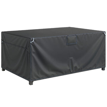 Tuinmeubelhoes 420D waterdicht en winddicht | Kleur: Zwart | Afmetingen: 120x180x74 cm