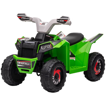 Elektrische kinderquad | Kleur: Groen, Grijs | Afmetingen: 41.5x70x48.5 cm