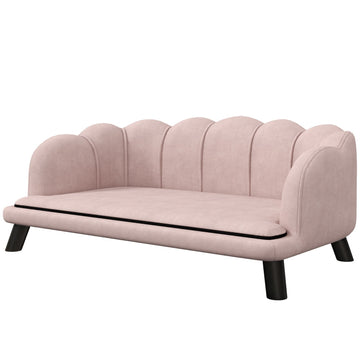 Hondensofa voor middelgrote/grote honden - Roze | Kleur: Roze | Afmetingen: 60.5x98.5x35.5 cm