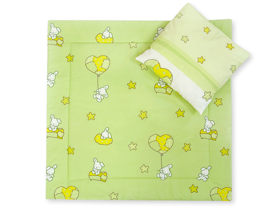 Babybedtextiel set, babydekbed en kussen, 100% katoen, optimaal comfort voor gevoelige huid