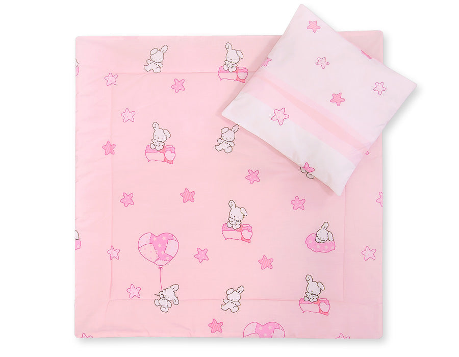 Babybedtextiel 2-delig - dekbed en kussen - ademend katoen, veilig voor gevoelige babyhuid