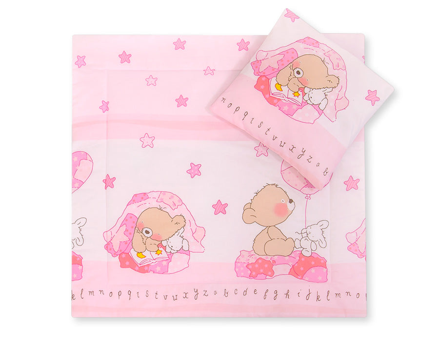 Babybedtextiel 2-delig - dekbed en kussen - ademend katoen, veilig voor gevoelige babyhuid