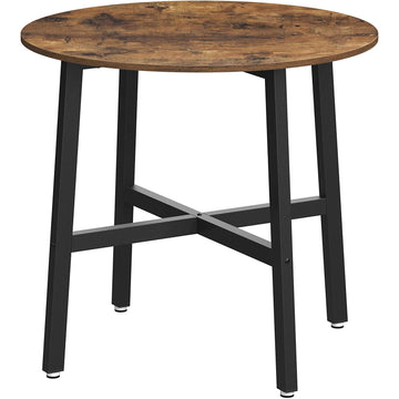 Kleine eettafel - keukentafel - industrieel - 80 x 80 x 75 cm